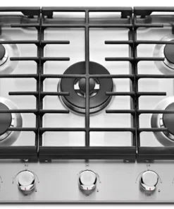 Alternative view of KitchenAid 30″ 5-Burner Gas Cooktops KCGS550ESS