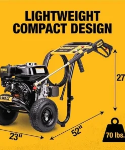 DeWalt 3600 psi 2.5 GPM Cold Water Gas Professional Pressure Washer with Honda GX200 Engines - Image 3