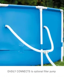 Alternative view of Intex 15′ x 48′ Metal Frame Above Ground Pool Sets