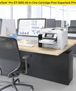 Alternative view of Epson EcoTank Pro ET-5850 Wireless Color All-in-One Supertanks Printer C11CJ29201