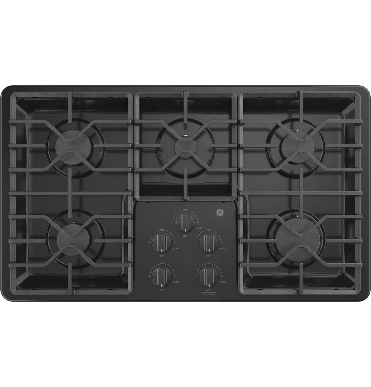 GE 36″ Built-in Gas Cooktops JGP3036DLBB - Image 2