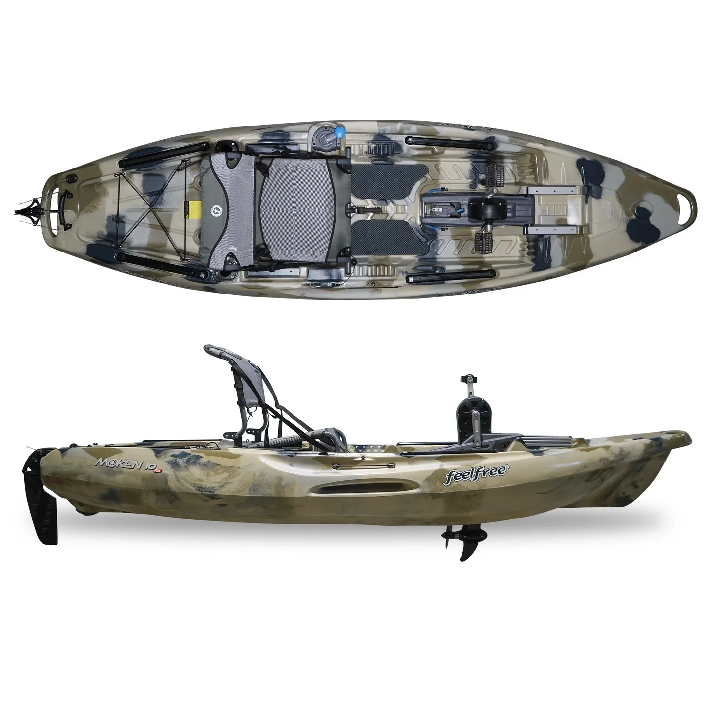 Feelfree Moken 10 PDL Fishing Kayaks - Image 4