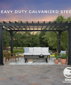 Alternative view of Stratford Traditional Steels Pergola