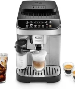 De’Longhi Magnifica Evo Automatic Espresso & Coffee Machine with Auto Milk Frother, Built-in Grinder & Auto-Clean Function – For Latte, Cappuccinos, Americano, Iced Coffee, ECAM29084SB , Silver - Image 5